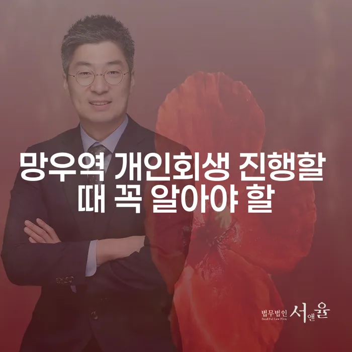 망우역 개인회생 진행할 때 꼭 알아야 할