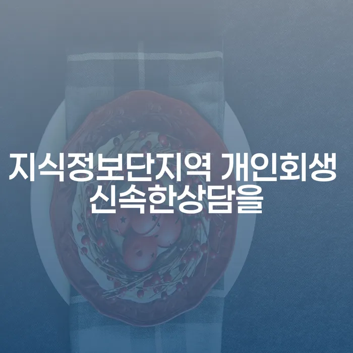 지식정보단지역 개인회생 신속한상담을